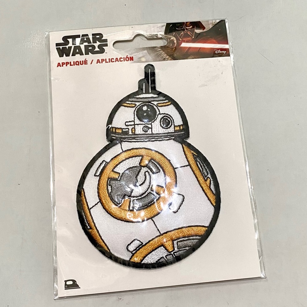 Star Wars BB-8 Droid Embroidered iron-on Patch